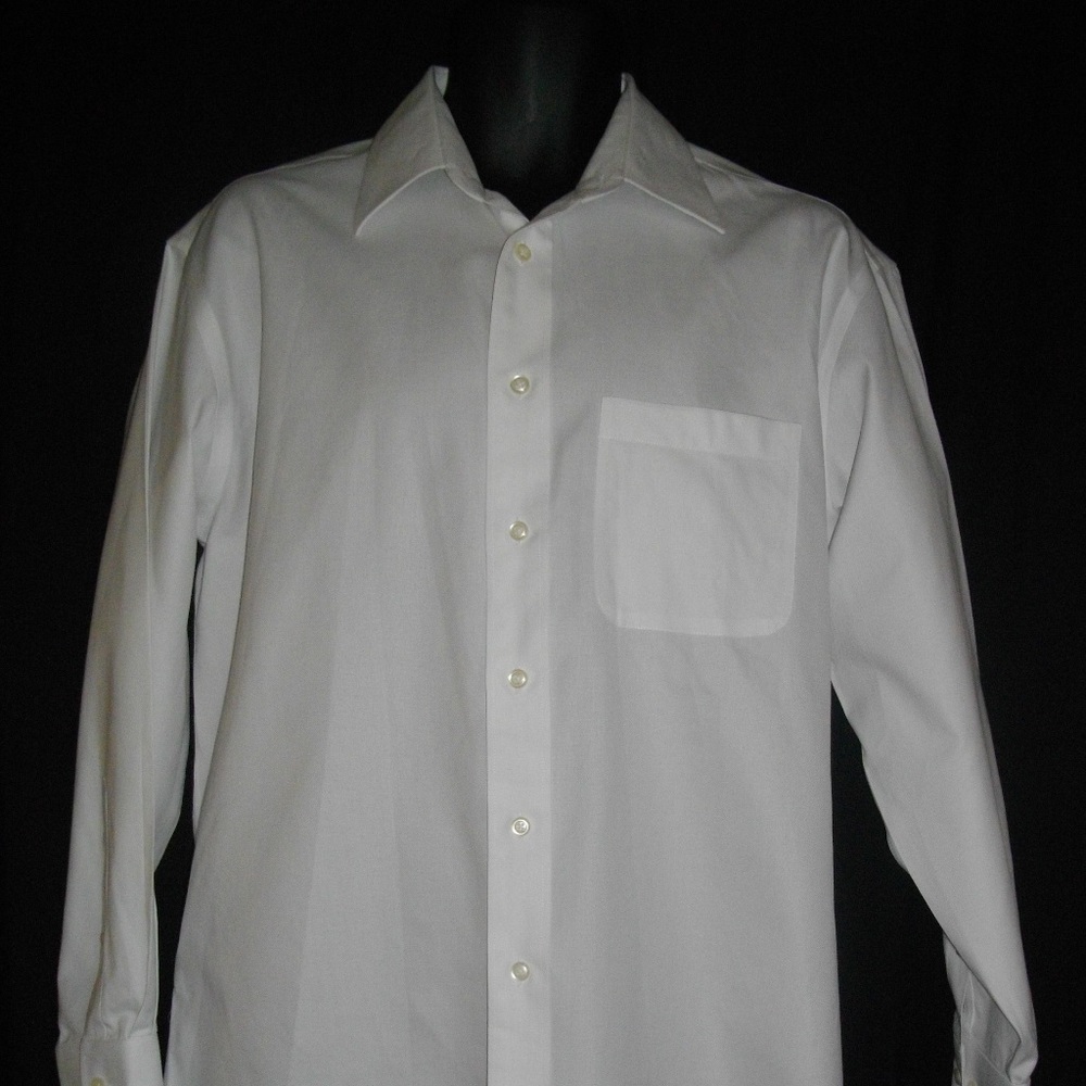 Joseph & Feiss Men's White Long Sleeve Shirt -- Final Price